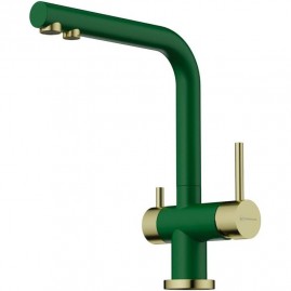 Смеситель OMOIKIRI NAGANO-RG-LG Royal green/светлое золото Смеситель OMOIKIRI NAGANO-RG-LG Royal green/светлое золото